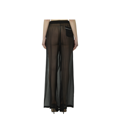 Silk Chiffon Trousers - Image 4