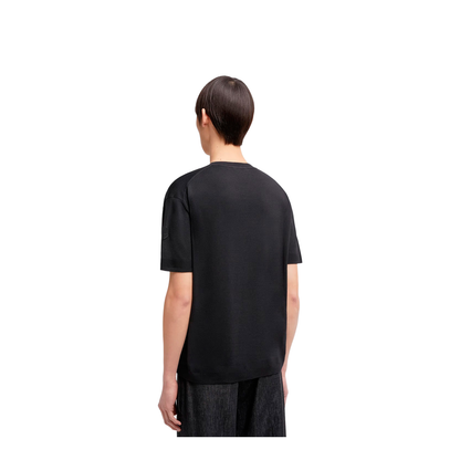 Silk & Cotton Knit T-Shirt - Image 3