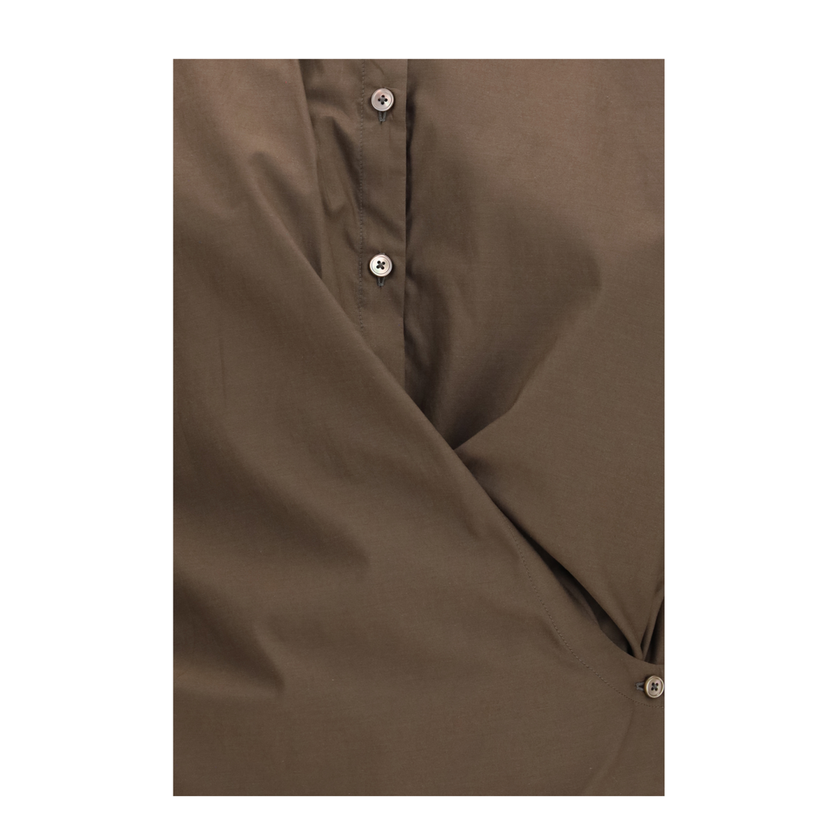 Straight Collar Twisted Shirt - Image 3