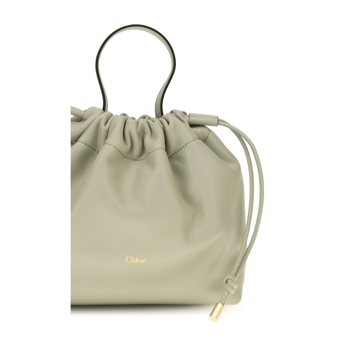 Icons Small Lambskin Shoulder Bag - Greyish Blue - Image 4