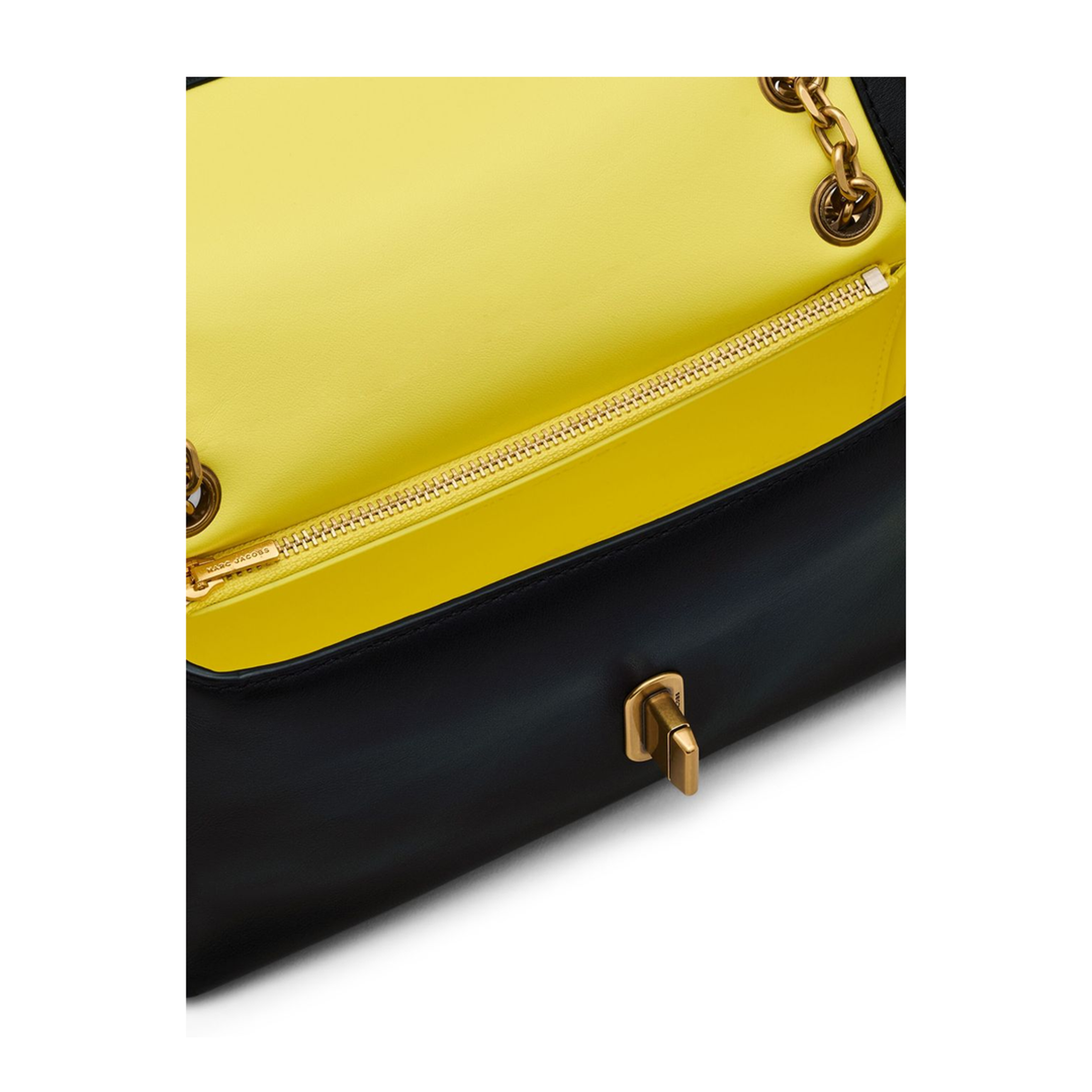 The Dual Mini Smooth Leather Shoulder Bag - Black - Image 5