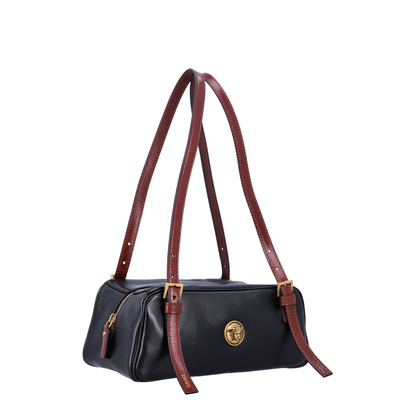 Emblème Nappa Bowling Bag - Black - Image 3