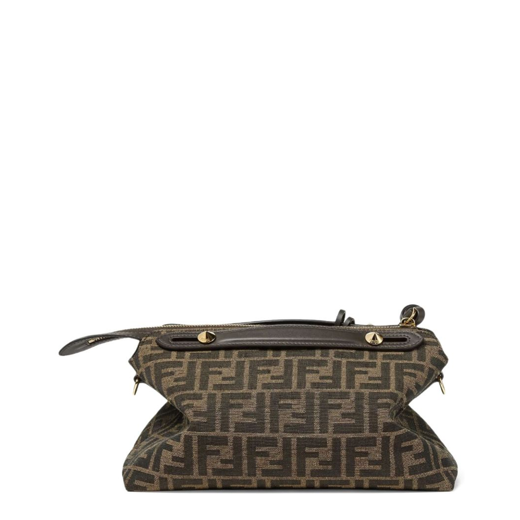 By The Way Medium Jacquard Shoulder Bags - Brown - Image 2