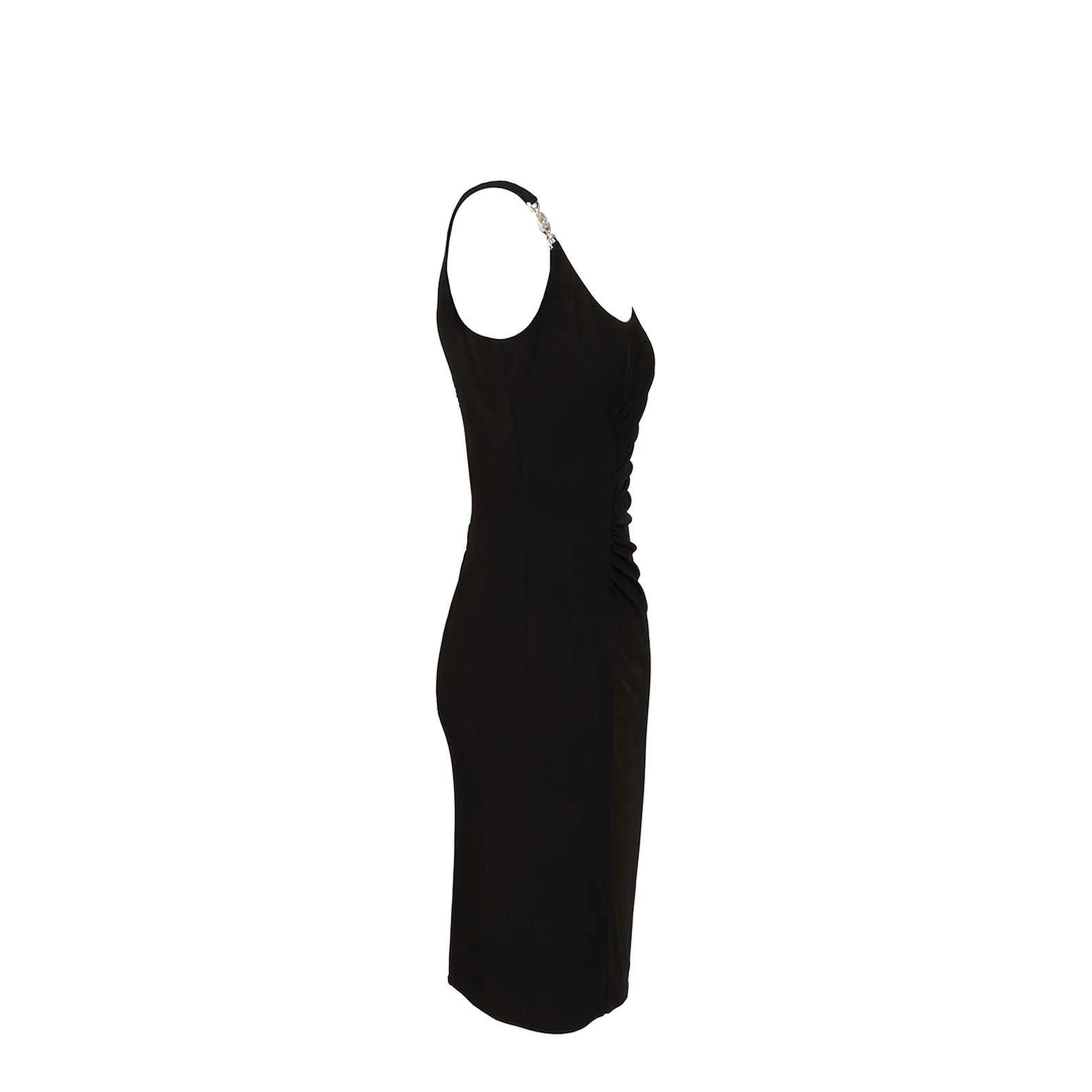 Draped Dress Black - Image 2