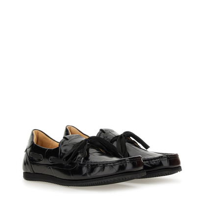 Lace-Up Shoes - Black - Image 2