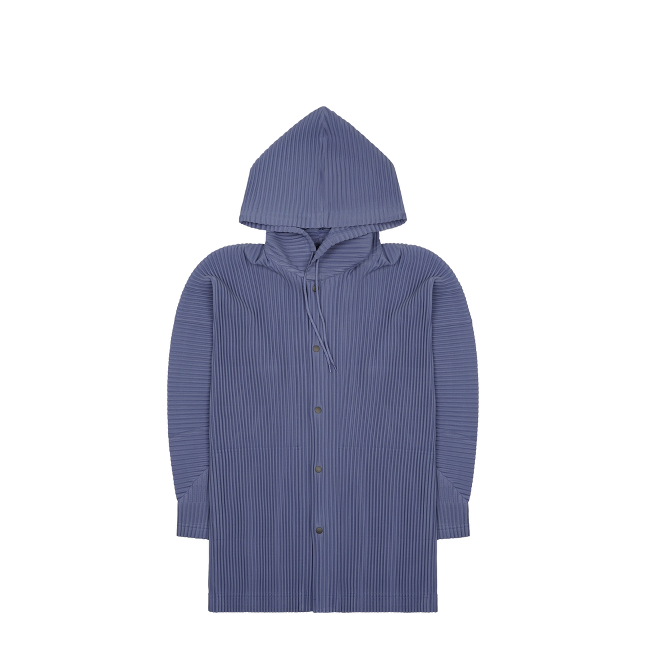 Pleated Sweatshirt with Buttons - Image 1
