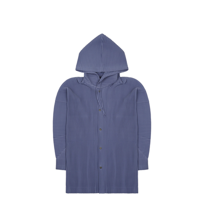 Pleated Sweatshirt with Buttons - Image 1