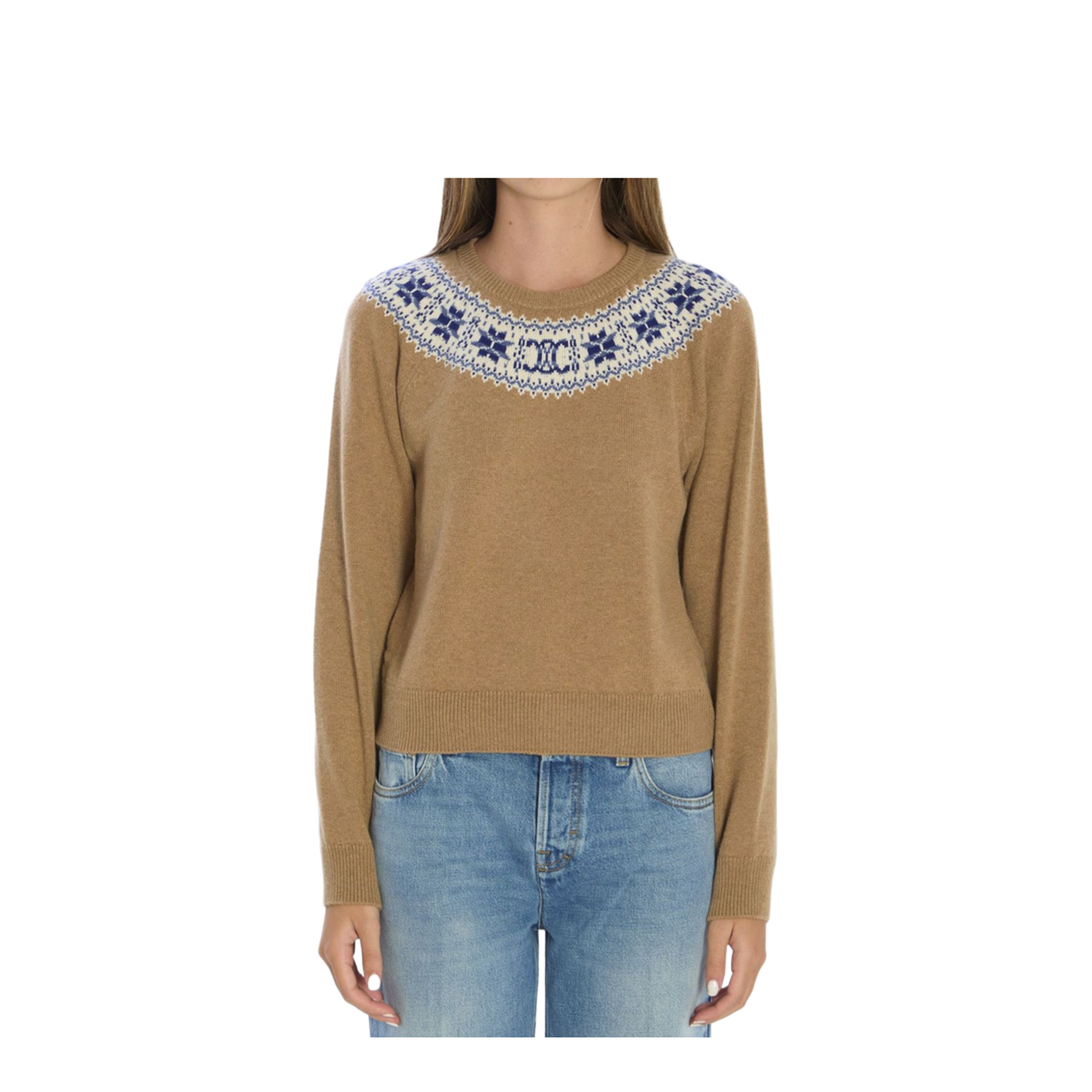 Fair Isle Knitwear Sweater - Image 1