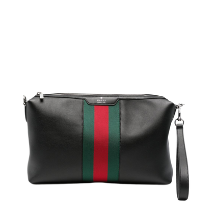 Mini Soft Leather Crossbody - Black - Image 1