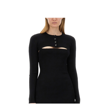 Knitted Mini Dress - Image 4