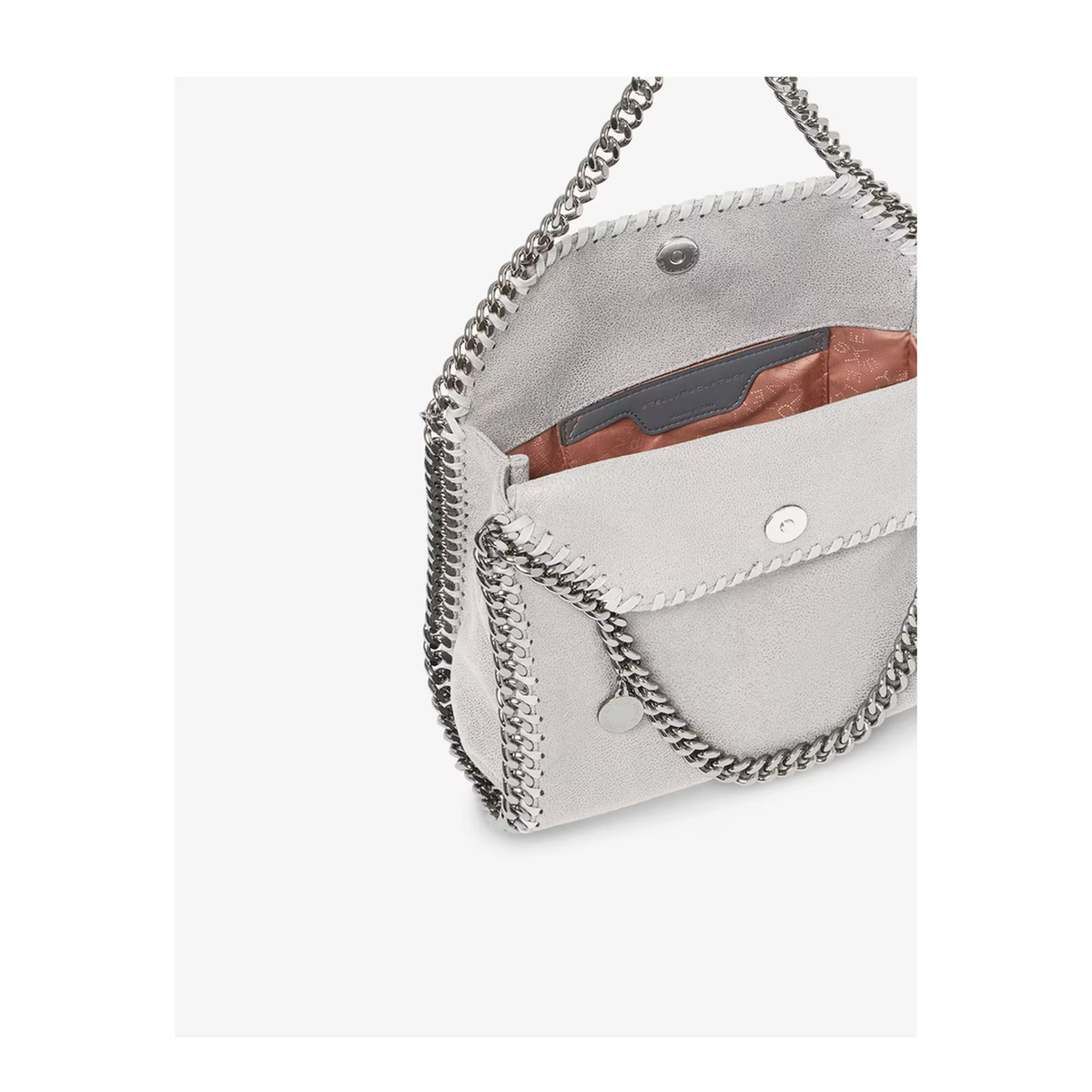 Falabella Mini Polyester Tote - Pearl Grey - Image 4