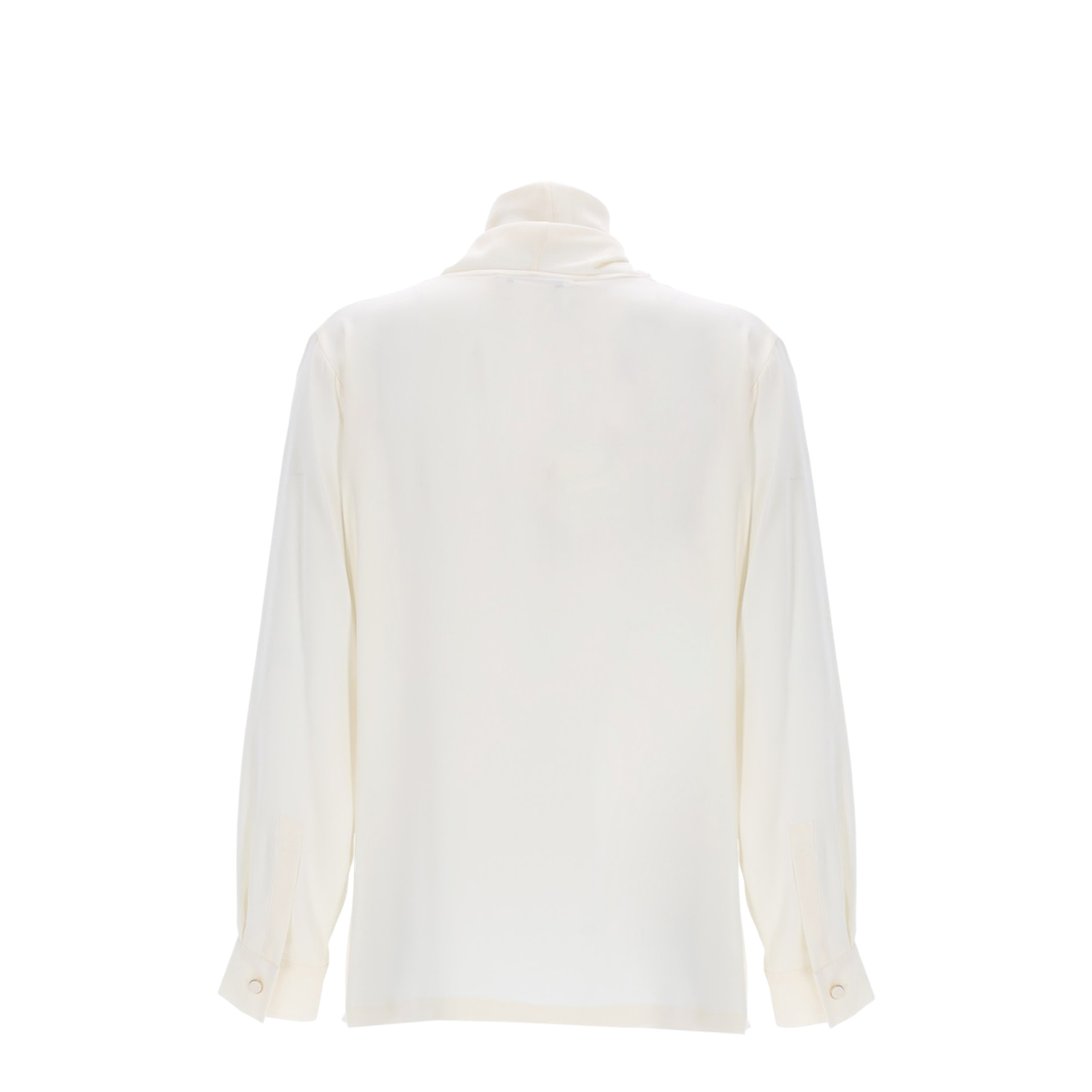 Silk Charmeuse Blouse - Image 3