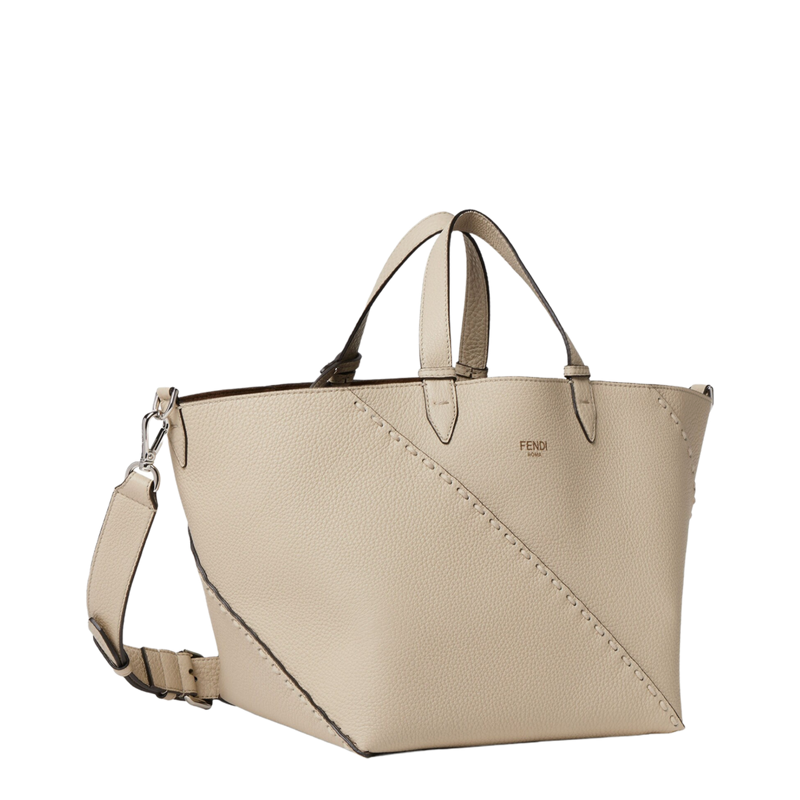 Selleria Small Leather Tote Bags - White - Image 2