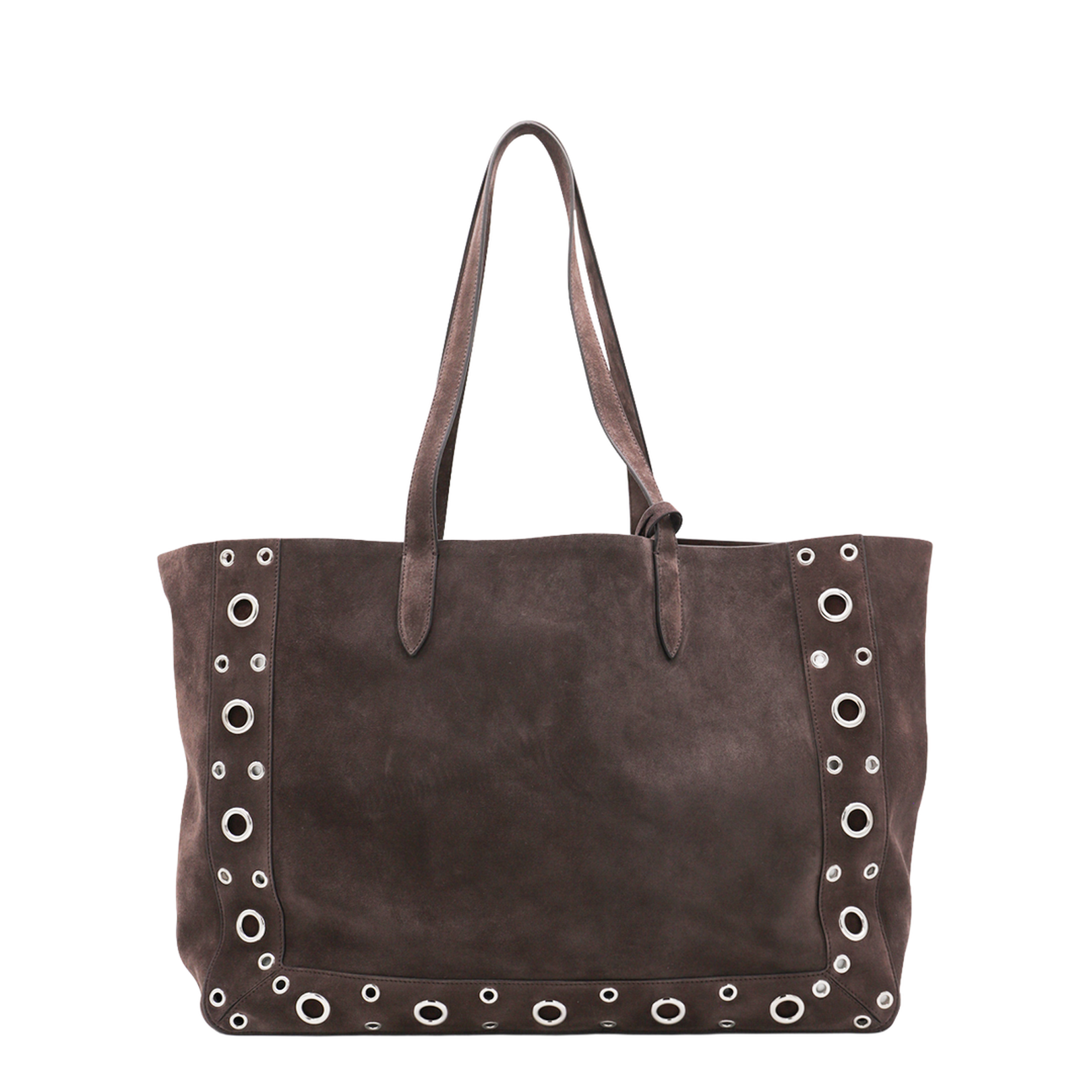 Brown Suede Shopping Bag - Image 5