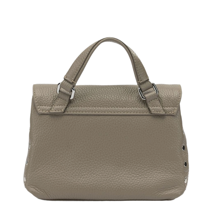 Postina Baby Calfskin Messenger Bag - Grey Creta - Image 5