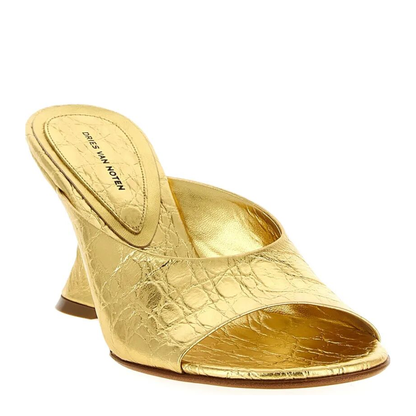 Open-toe leather mules - Image 2
