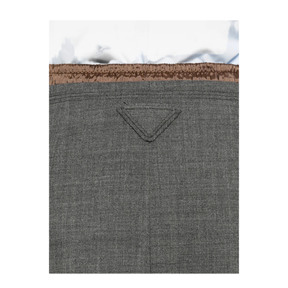 Pleated Wool Midi Skirt - Image 5