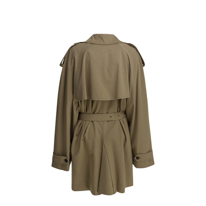 Cropped Light Trench in Explorer Beige - Image 2
