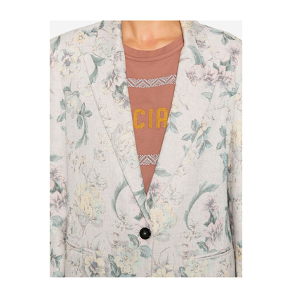 Printed Blazer Jacket - Image 3
