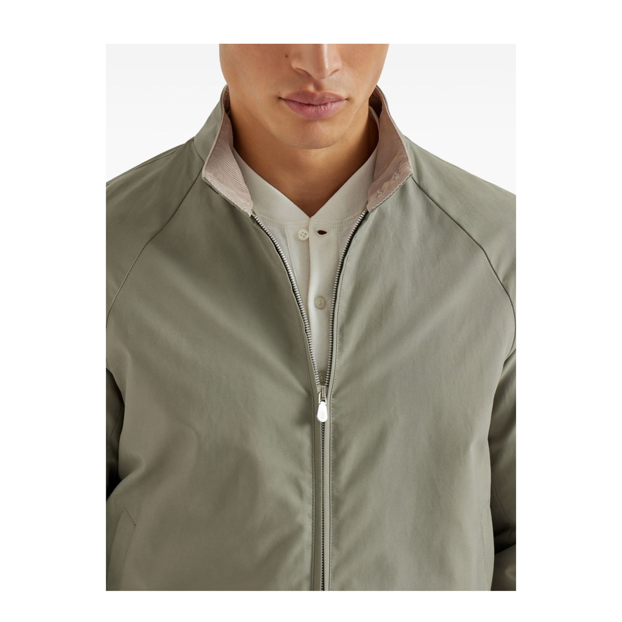 Technical Cotton Full-Zip Jacket - Image 4