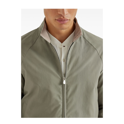 Technical Cotton Full-Zip Jacket - Image 4