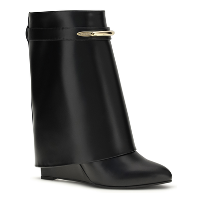 Leather Shark Ankle Boots - Image 2