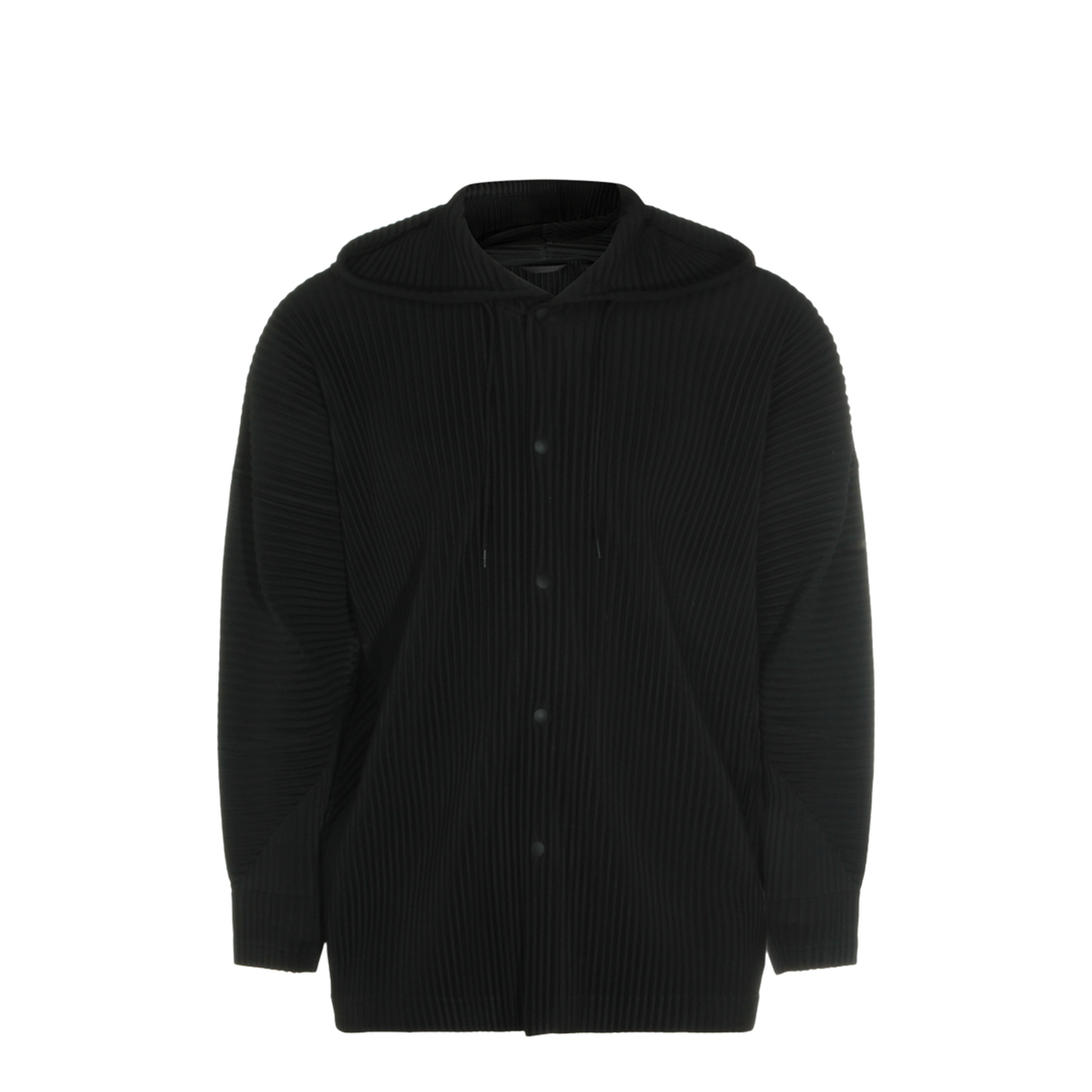 Pleated Sweatshirt with Buttons - Image 1
