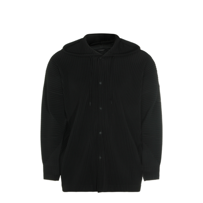 Pleated Sweatshirt with Buttons - Image 1