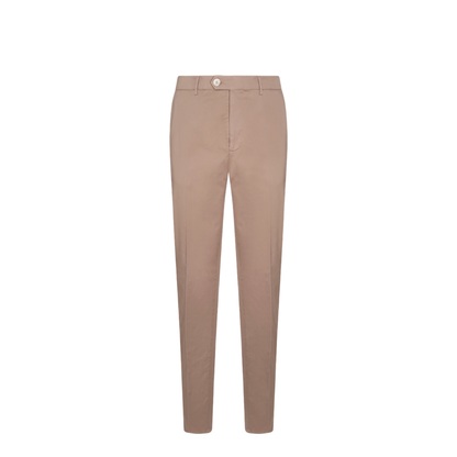 Cotton Pants Dark Beige - Image 2