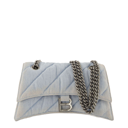 Denim Crush Shoulder Bag - Image 1