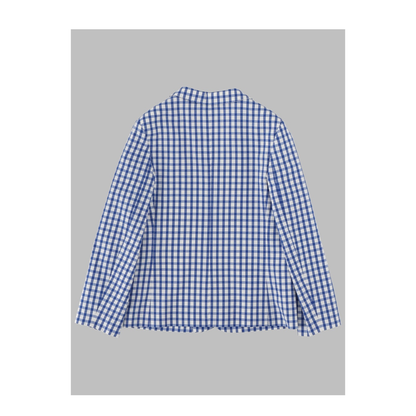 j sb jacket big
cotton vichy a/
azure/white/mix - Image 2