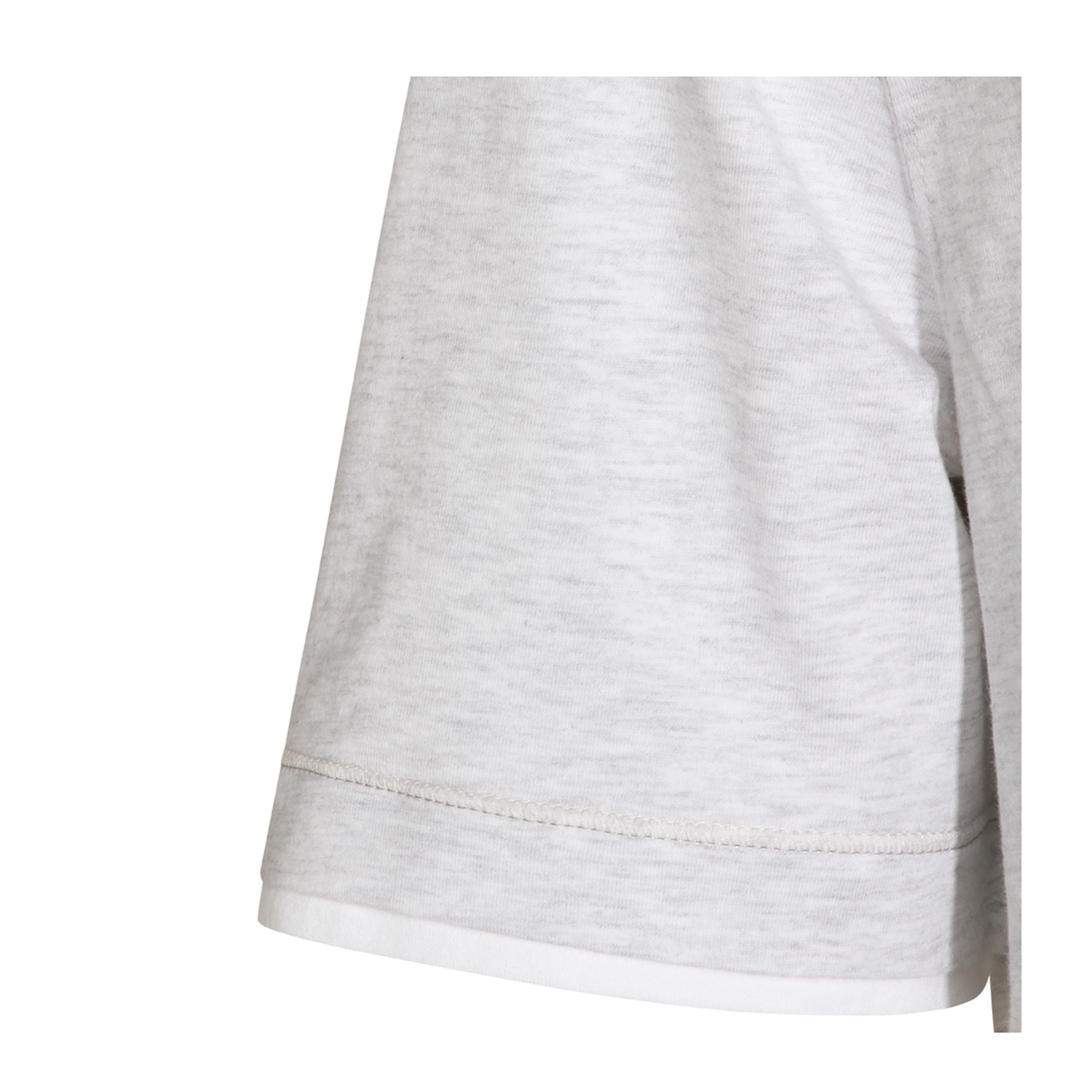 T-Shirt with Faux-Layering in Pearl Grey - Image 7