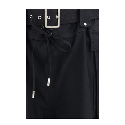 Cotton Shorts with Belt - Image 3