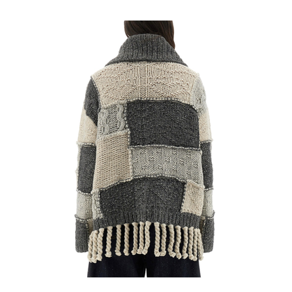 Patchwork Jersey with Bangs - Image 3