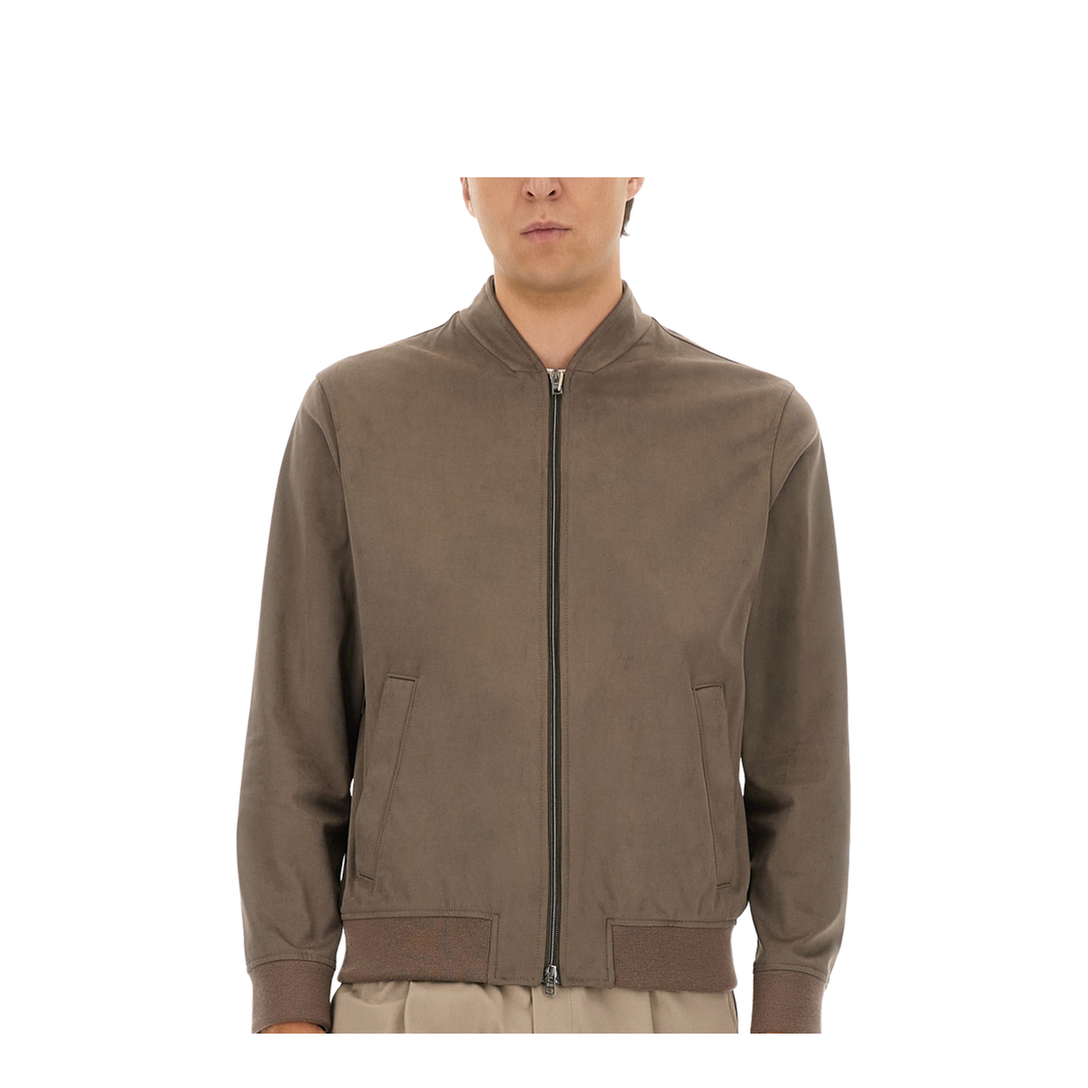 Resort Bomber Jacket in Suede Alternatives - Image 4