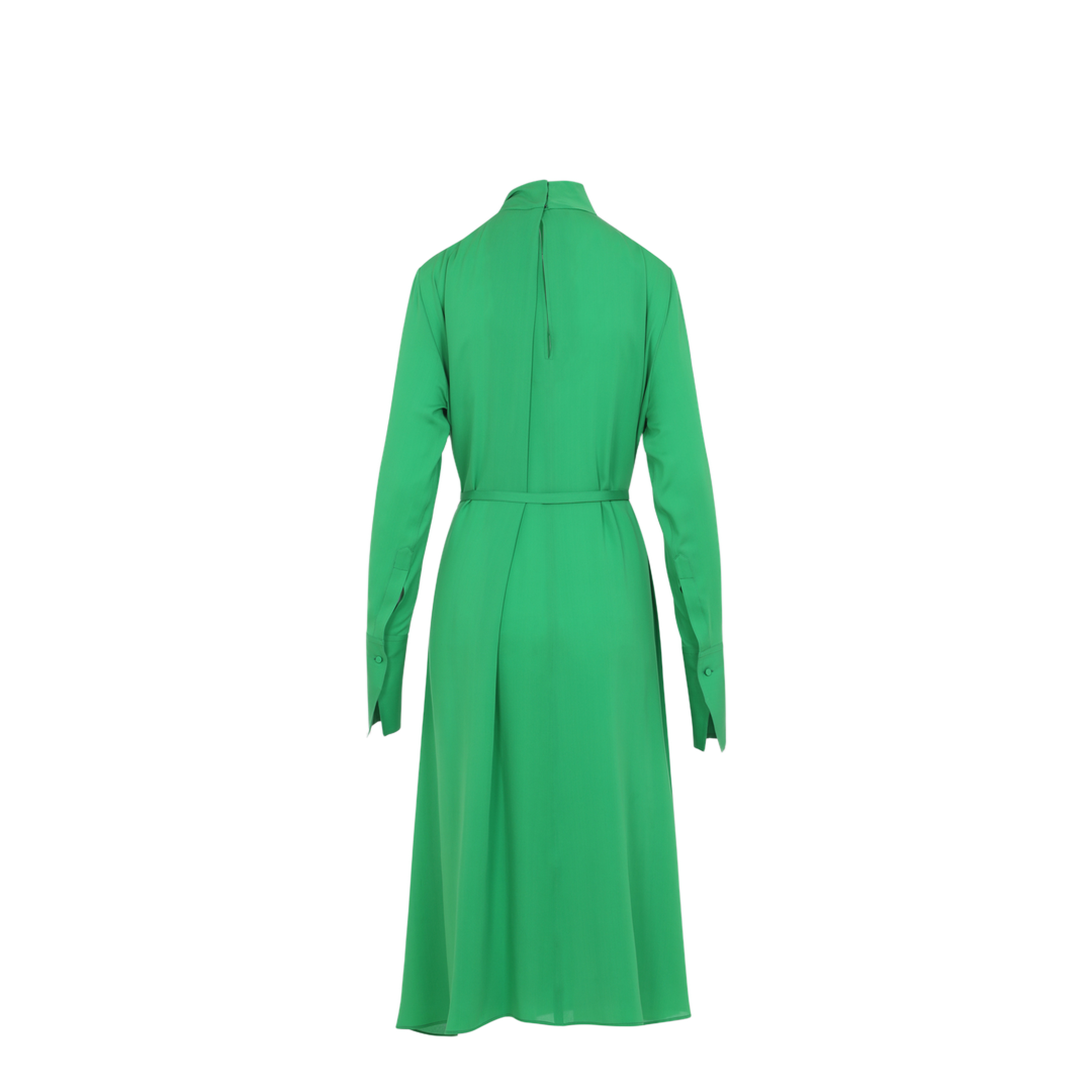 Washed Silk Midi Dress - Image 4