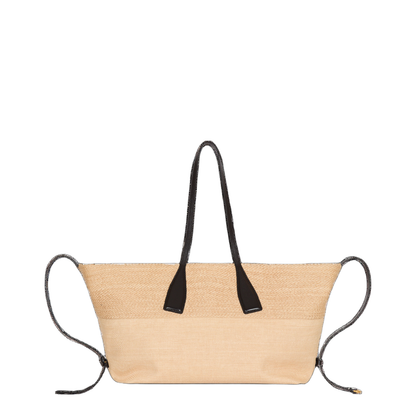 Track Raffia Tote Bag - Image 2