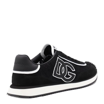Cushion Sneakers in Calfskin and Fabric - Image 2