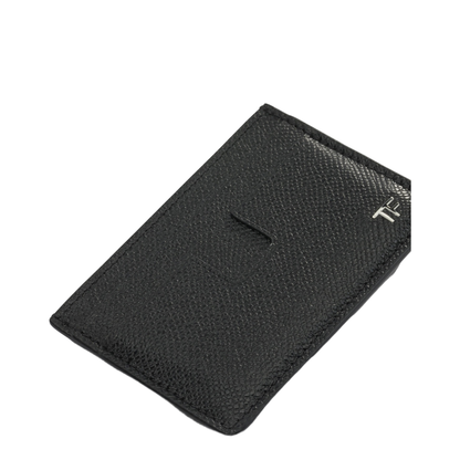 Small Grain Leather Card Holder - Image 4