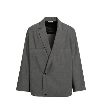 Double-Breasted Overshirt In Wool Blend - Image 1