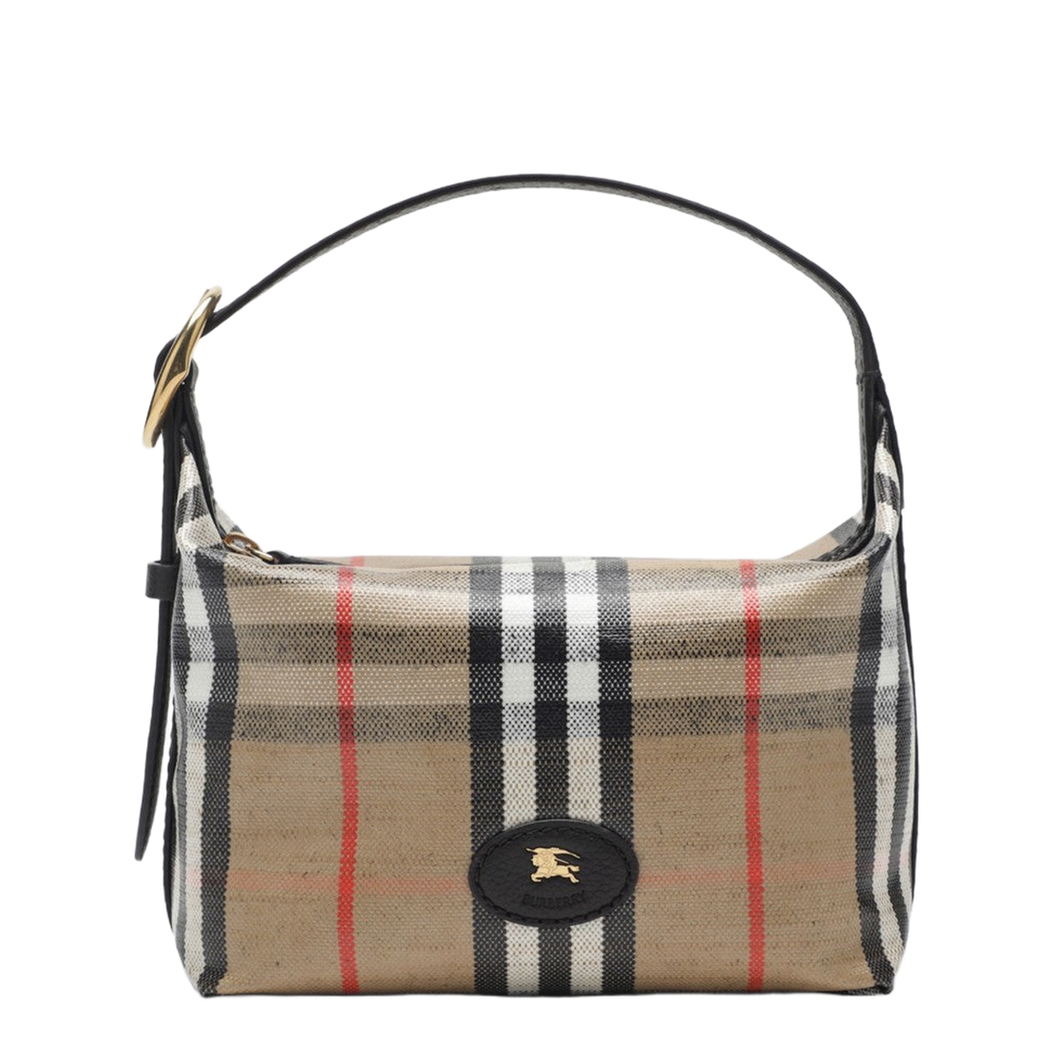 Highlands Mini Cotton-Linen Jacquard Bag - Sand - Image 1