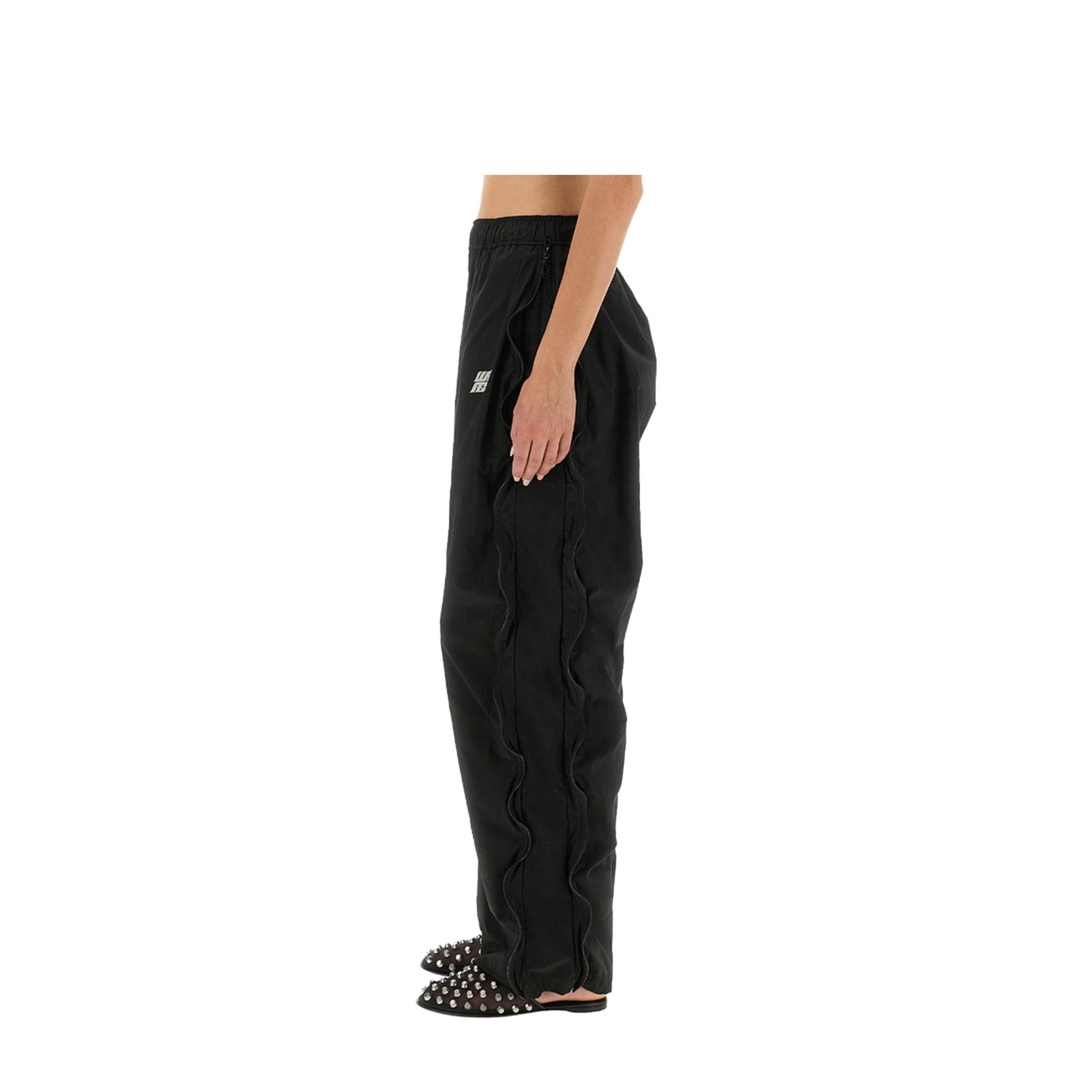 Mid-Rise Track Pants with Zipper - Image 4