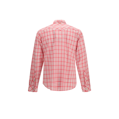 Slim Checked Cotton Poplin Shirt - Image 2
