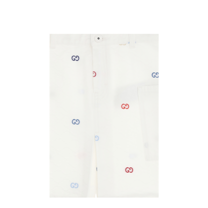 Cotton Denim Jacquard Skirt - Image 3