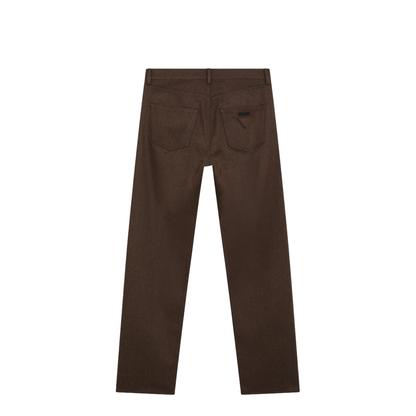 Ebony-colored wool trousers - Image 2