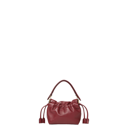 Women's Handbag Leather Red - Image 4