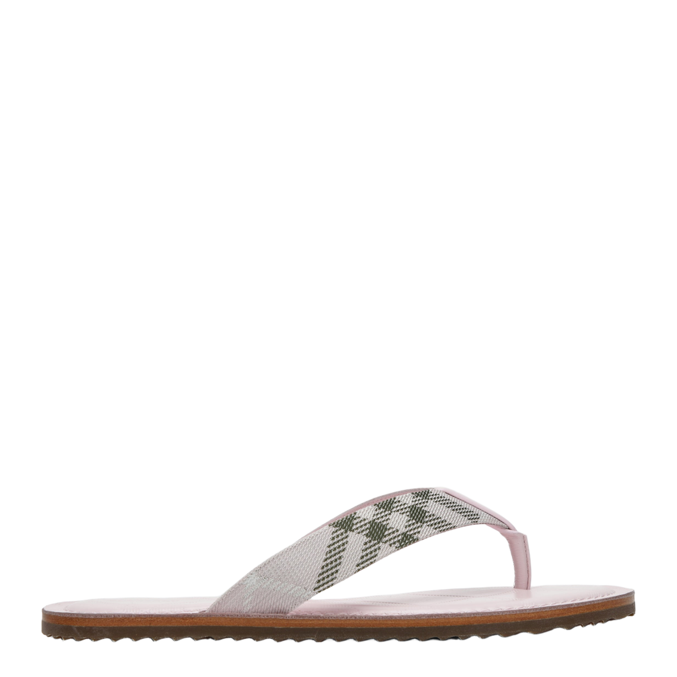 Pink Pavilion Sandals With Check Pattern - Image 1