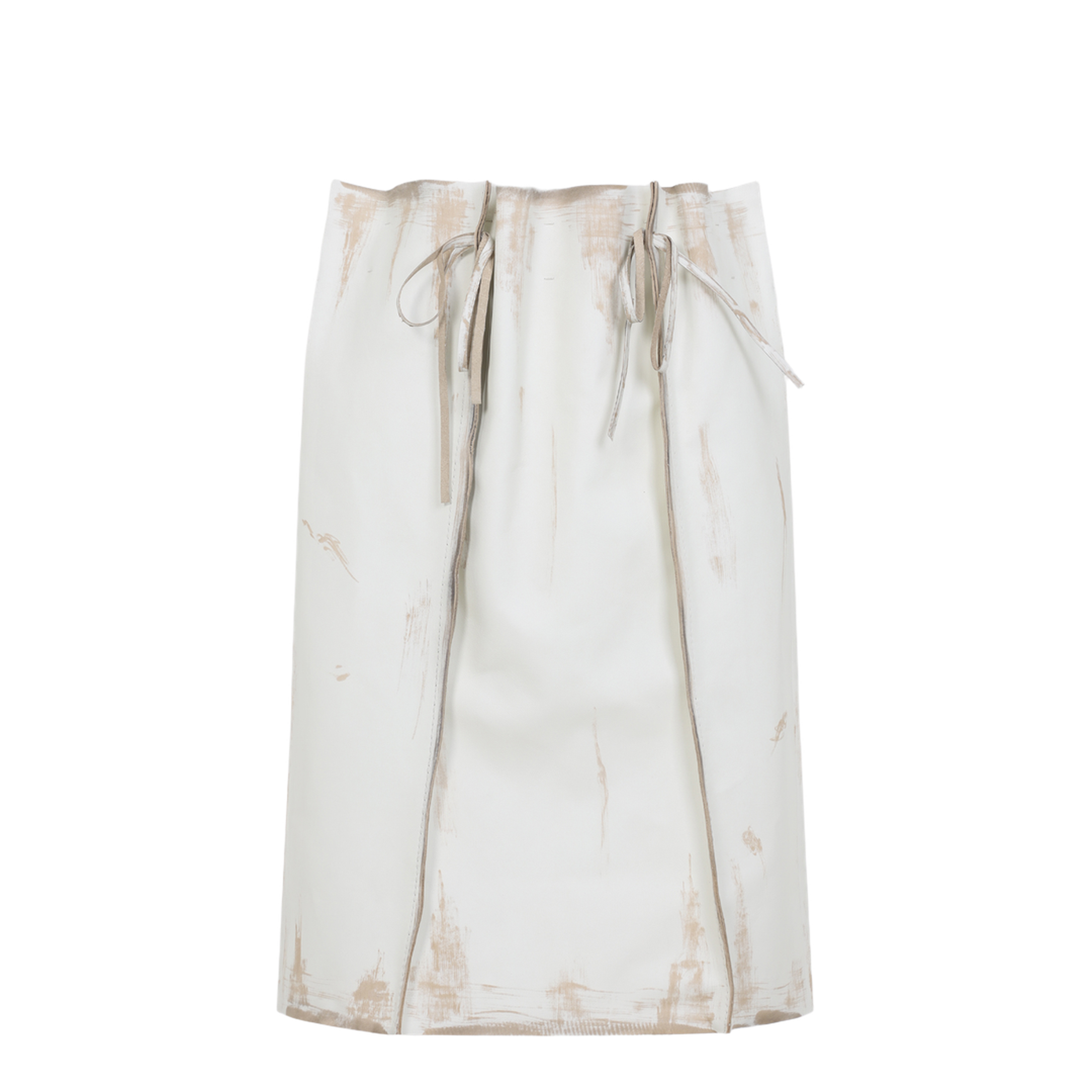 Calf Leather Midi Skirt - Image 3