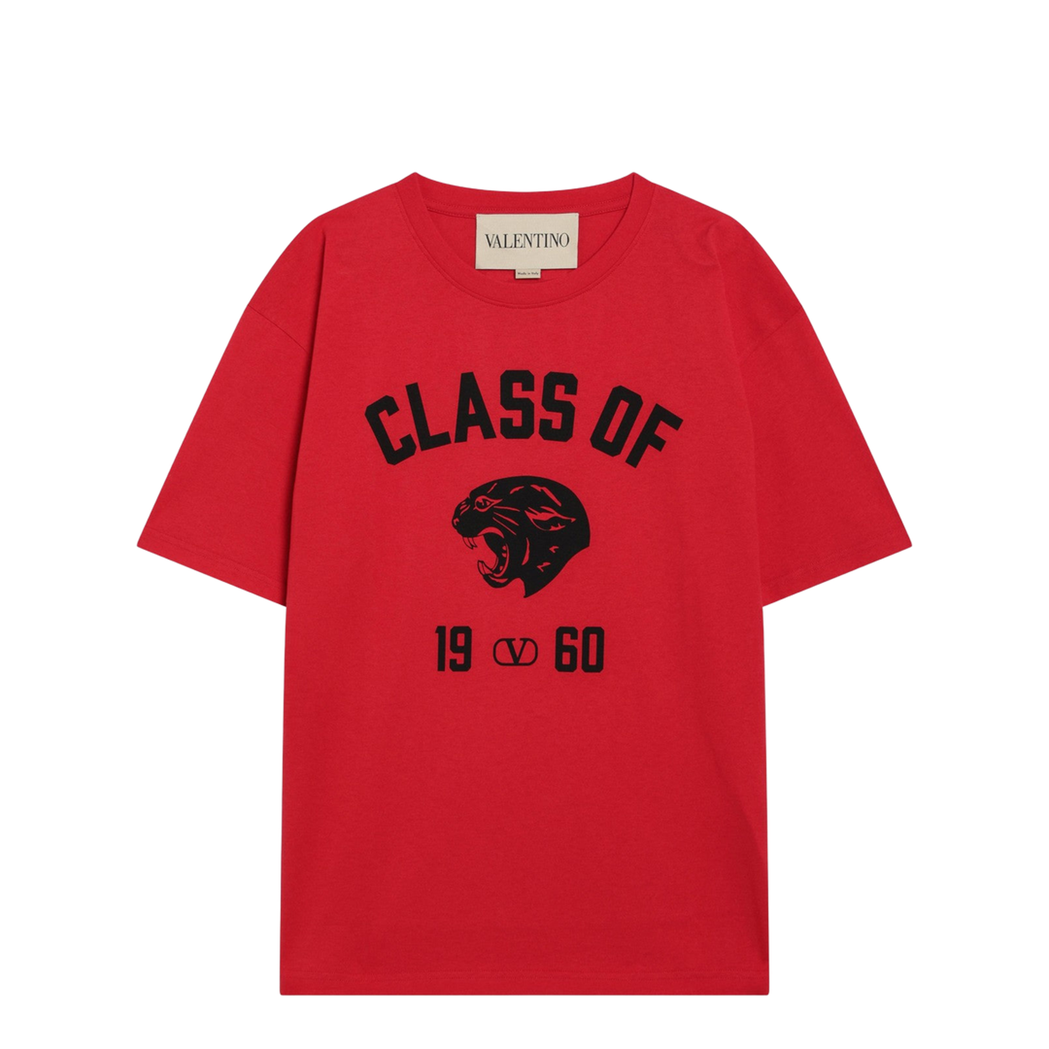 Red Cotton T-shirt - Image 1