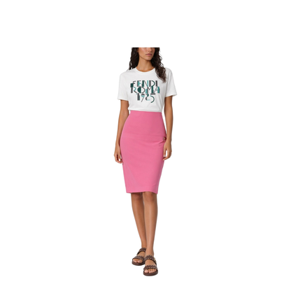 Pink Technical Viscose Skirt - Image 2